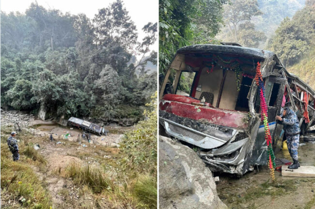 कपिलवस्तु बस दुर्घटना अपडेट :  दश मृतकमध्ये ६ जनाको सनाखत